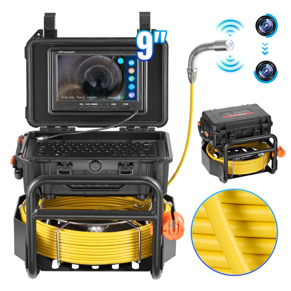 VEVOR Drain Inspection Camera — Clear and Reliable View