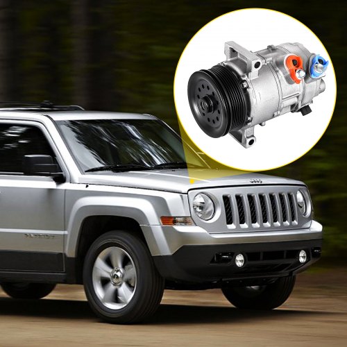 AC A/C Compressor for 07-18 Jeep Compass, 07-09 Patriot, 07-18