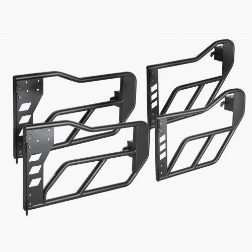Ds-auto-parts Tube Doors + Side Mirrors – Front & Rear – For Jeep Wrangler JK 2007-2018