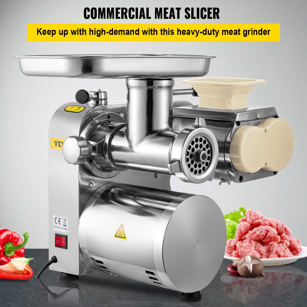 Meat grinder slicer clearance combo