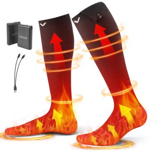 Vevor Heated Socks 5000mah Battery Powered Rechargeable Heating Socks