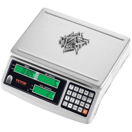 Sample Counter Scale VEVOR Industrial Counting Scale, 30 kg x 1 g, Digital Scale for Parts ...