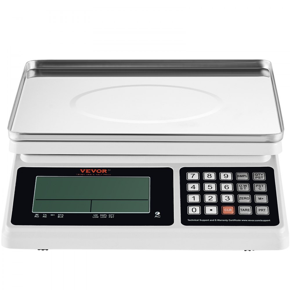 VEVOR Industrial Counting Scale, 30 kg x 1 g, Digital Scale for Parts ...