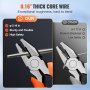 VEVOR Razor Wires, 246 ft Razor Barbed Wire, 5 Rolls Razor Wire Fencing ...