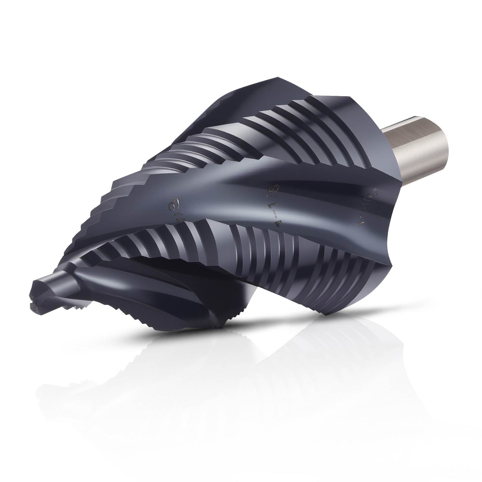 VEVOR Step Drill Bit, 3/16 to 1-3/8 inch, 3/8 inch Triangular Shank ...