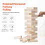 VEVOR Giant Tumbling Tower Game – 54 Pinewood Blocks