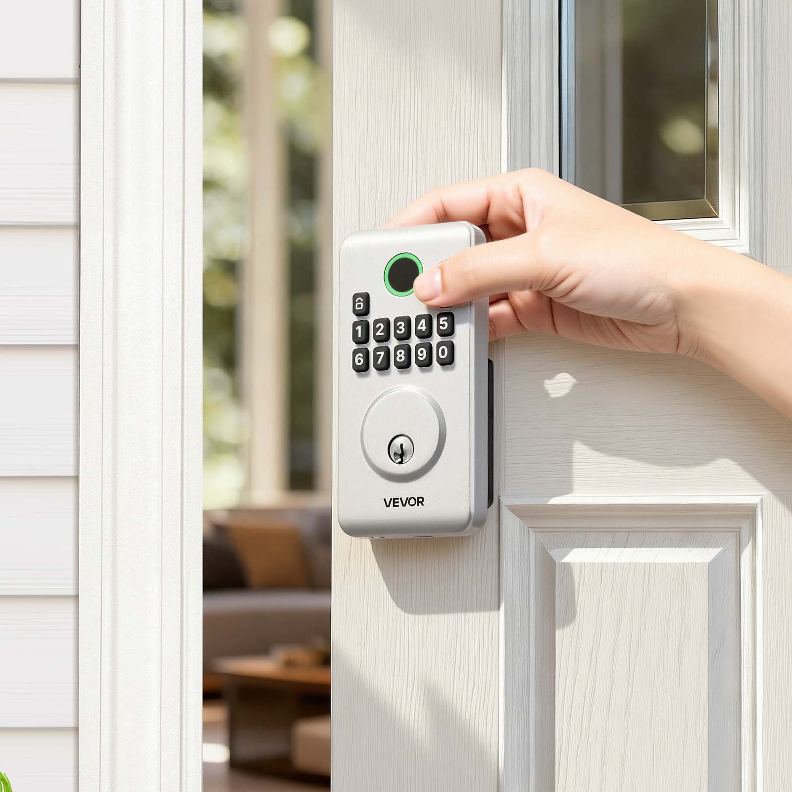 VEVOR Keyless Entry Door Lock, Electronic Deadbolt with Customizable ...