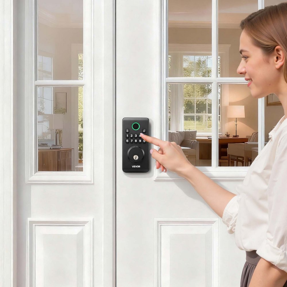 VEVOR Keypad Electronic Deadbolt Lock – IP55,100 Codes