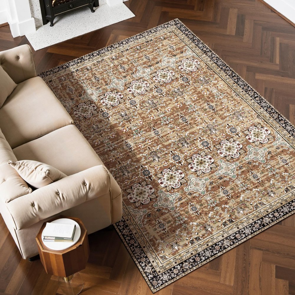 VEVOR Area Rug, 1828.8x2743.2mm Large Washable Rug, Non-Slip Tear ...