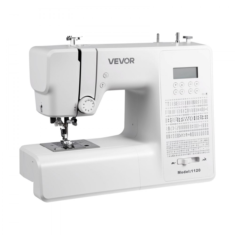 VEVOR Computerized Sewing Machine, 200 Stitch Applications, with LCD ...