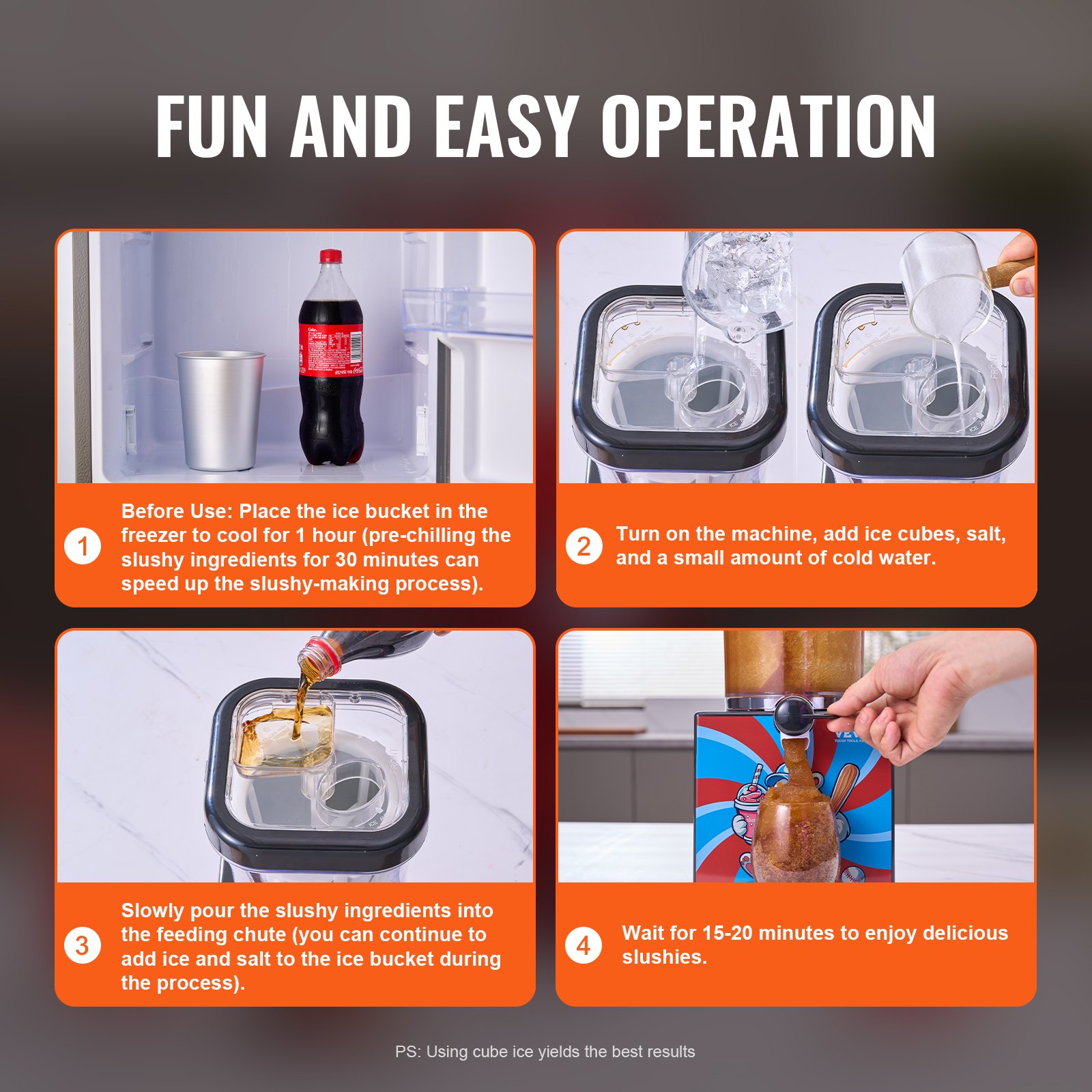Slushy Machine for Home Margarita Slush Maker 34oz Smoothie Frozen ...