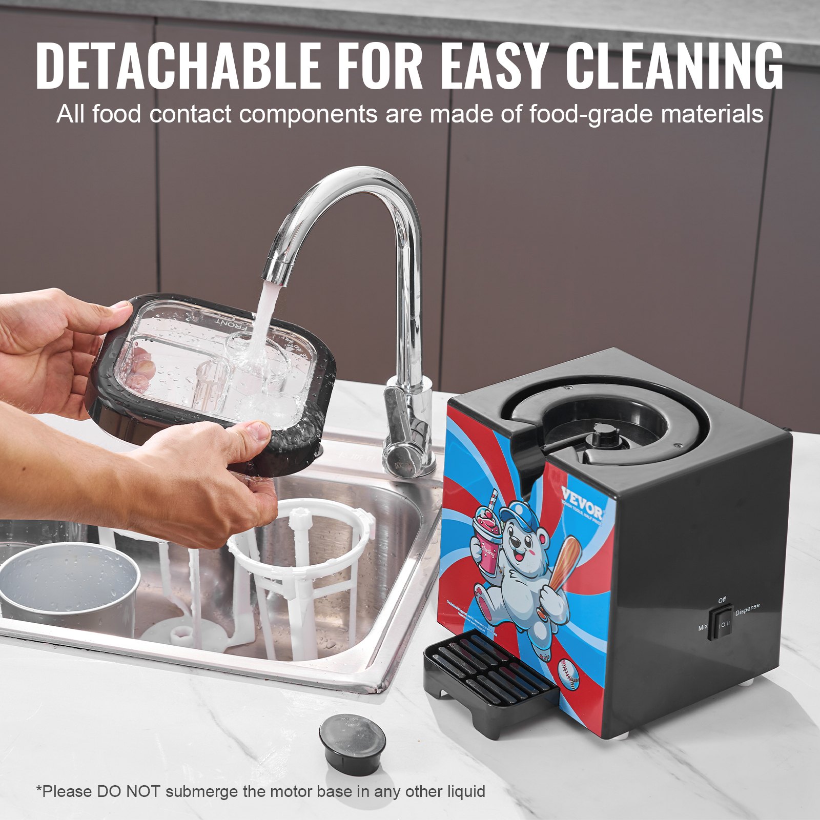 Slushy Machine for Home Margarita Slush Maker 34oz Smoothie Frozen ...