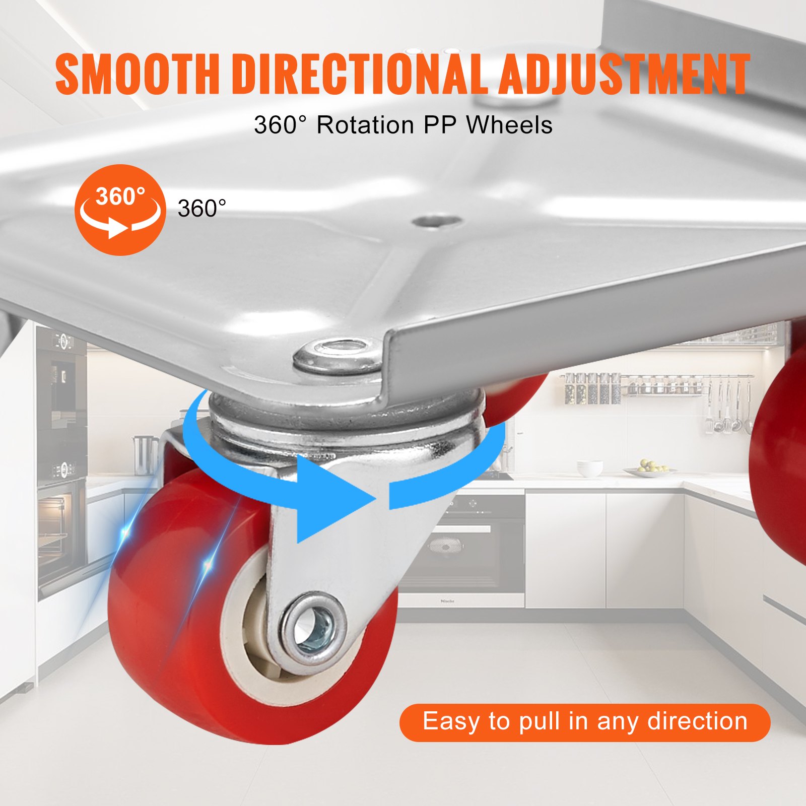 VEVOR Furniture Dolly, Furniture Moving Dollies with 360° PP Swivel