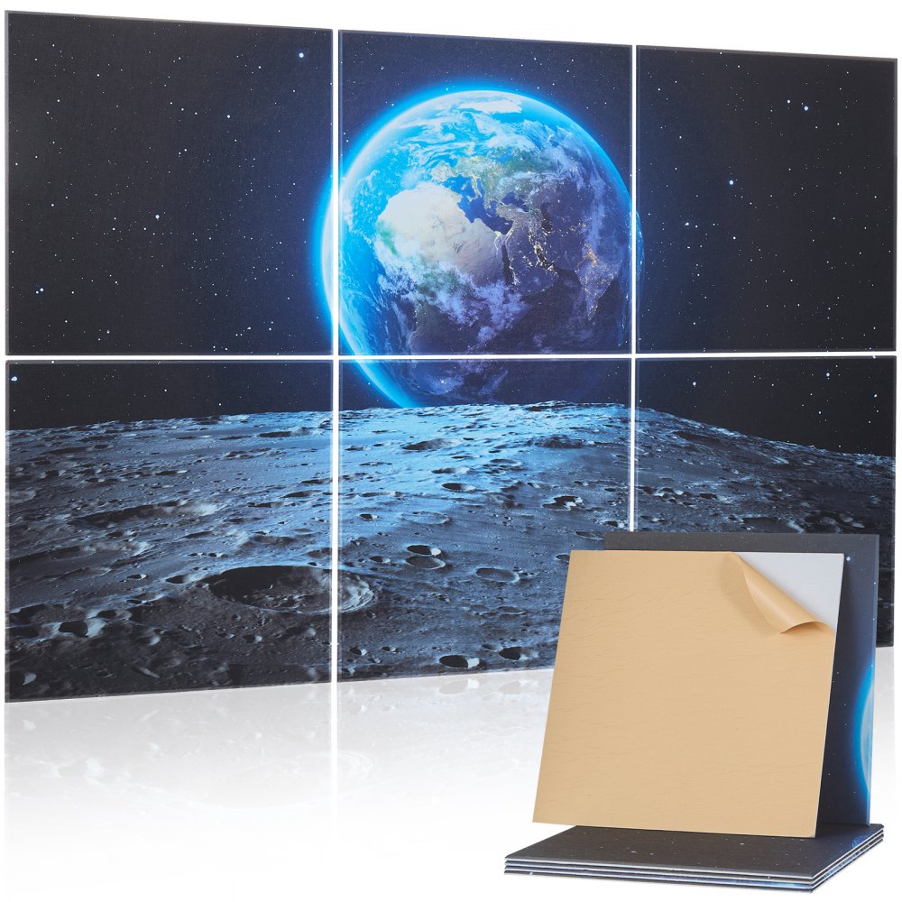 VEVOR Art Acoustic Panels – 70.87 × 47.24 × 0.4 in., 6 Pack