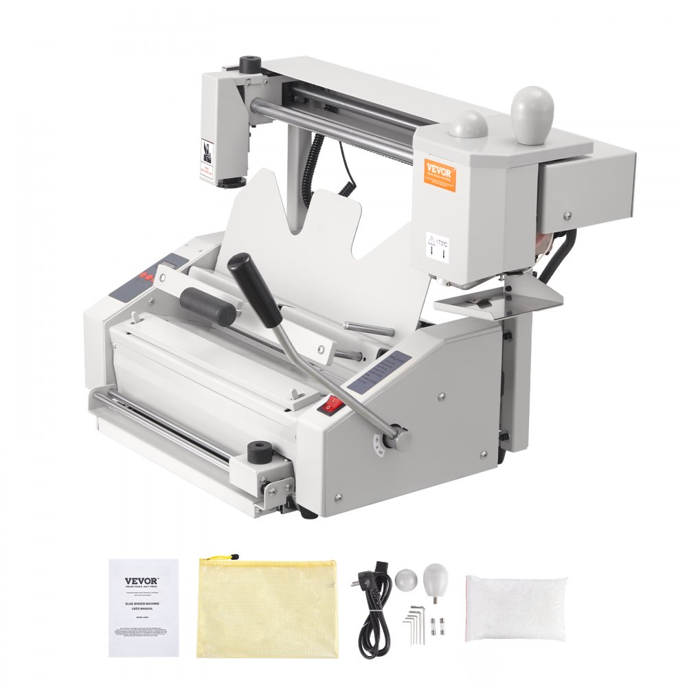 VEVOR Thermal Binding Machine, 400 Sheets Capacity Hot Glue Binding ...