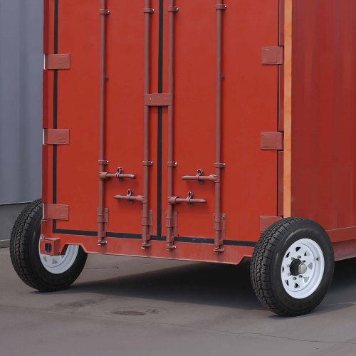 VEVOR Shipping Container Wheels 8-Lug Wheels Kit, Heavy Duty