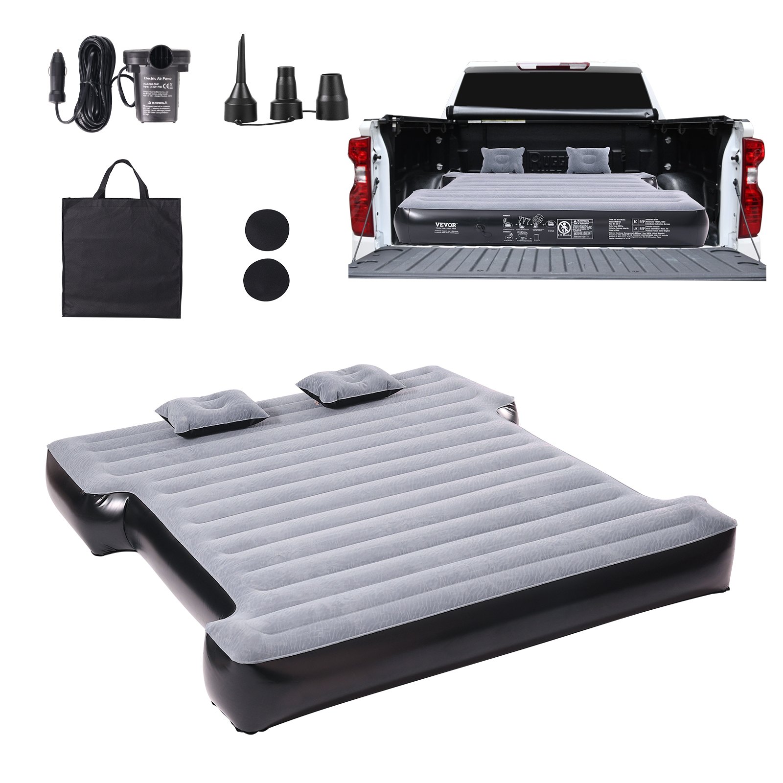 VEVOR Truck Bed Air Mattress, for 5.55.8 ft Full Size Short Truck Beds