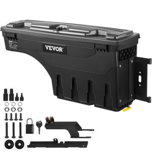 VEVOR Truck Bed Storage Box, Lockable with Password Padlock, 6.6