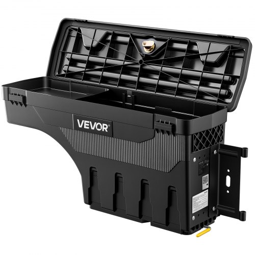 VEVOR Truck Bed Storage Box, 6.6 Gal/25L Waterproof ABS Wheel Well