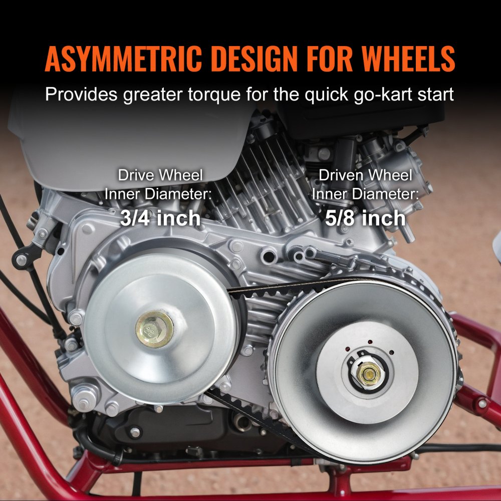 Predator 212 Torque Converter 3-Pack Go Kart Drive Belts