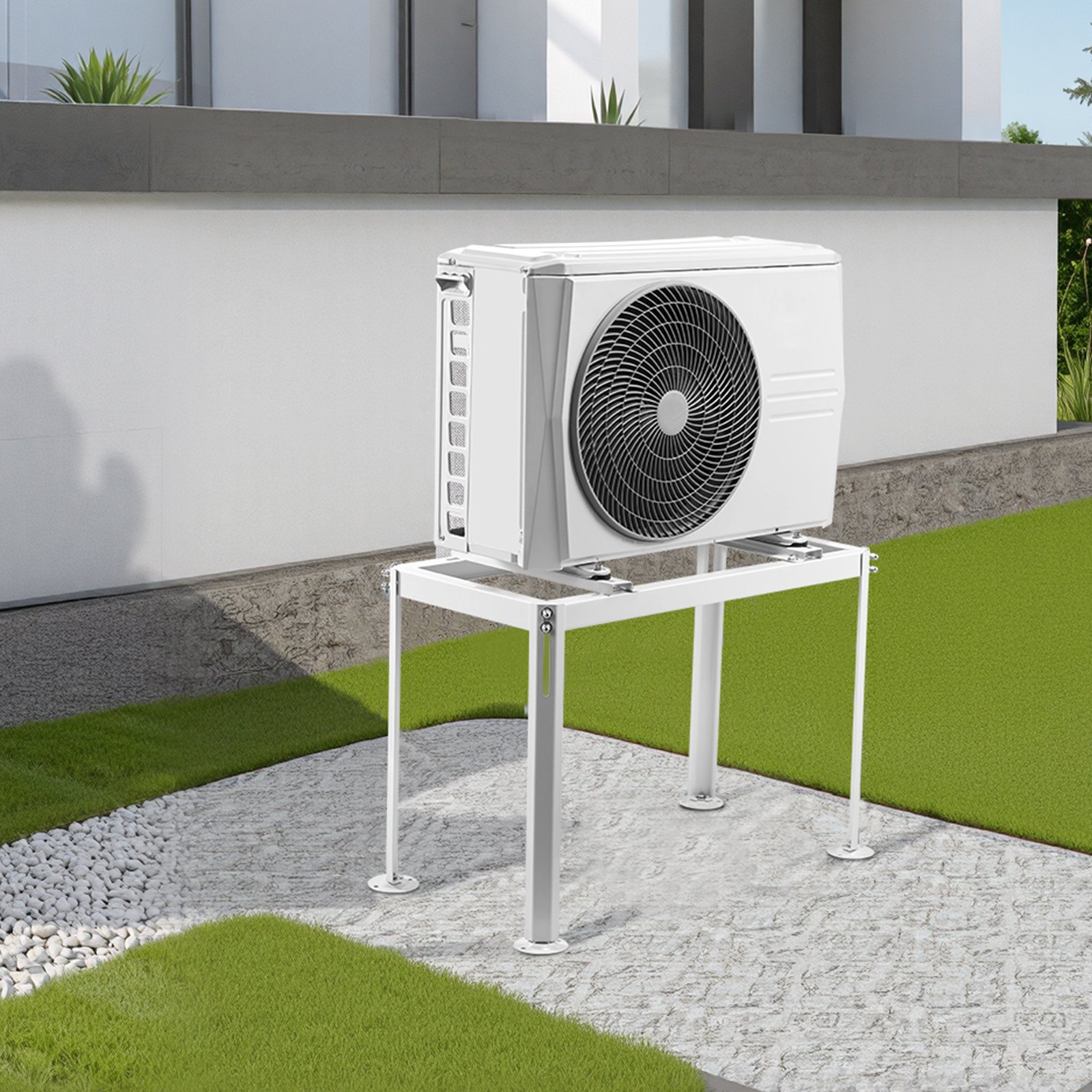 Mini Split Riser Stand VEVOR Mini Split Condenser Stand – 441 lbs, 9000-18000 BTU