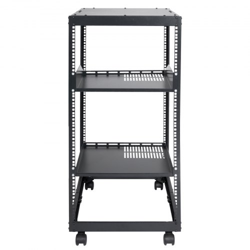VEVOR 20U Open Frame Server Rack, 15''-40'' Adjustable Depth, Free ...