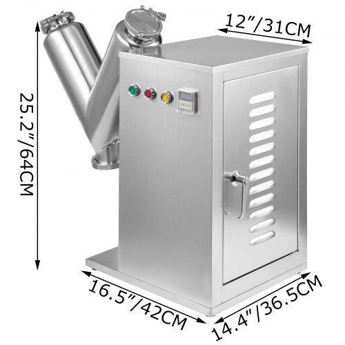 VEVOR VH-8 Powder Mixer Machine, V Type Powder Mixer Max. Work
