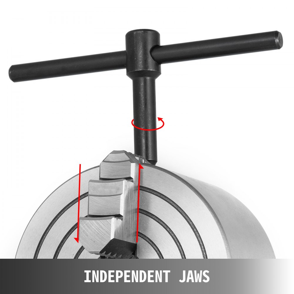 VEVOR K72160 Lathe Chuck 6Inch 4Jaw,Lathe Chuck Independent