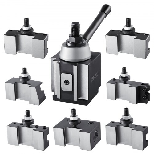 Quick Change Tool Post Set 8 Pcs Lathe Tool Holders for 10