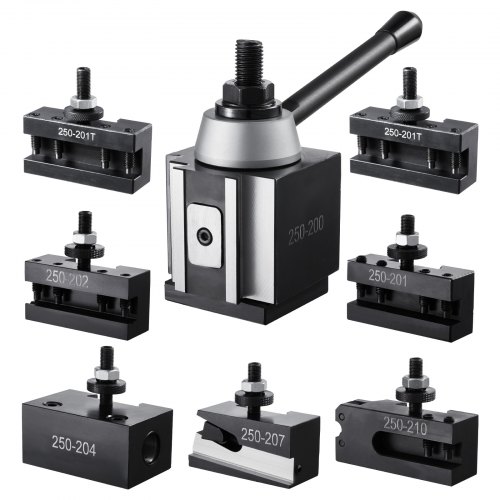 Quick Change Tool Post Set 8 Pcs Lathe Tool Holders for 10