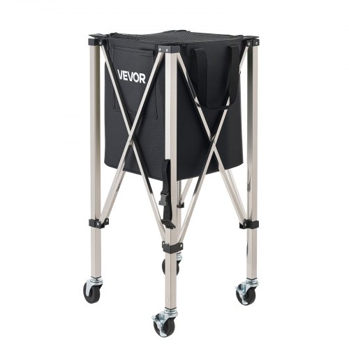 VEVOR Tennis Ball Hopper, Holds 200 Tennis Balls, Foldable