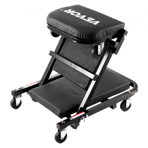 VEVOR Folding Creeper Seat - 40 in, 450 lbs, 2-in-1 Z design