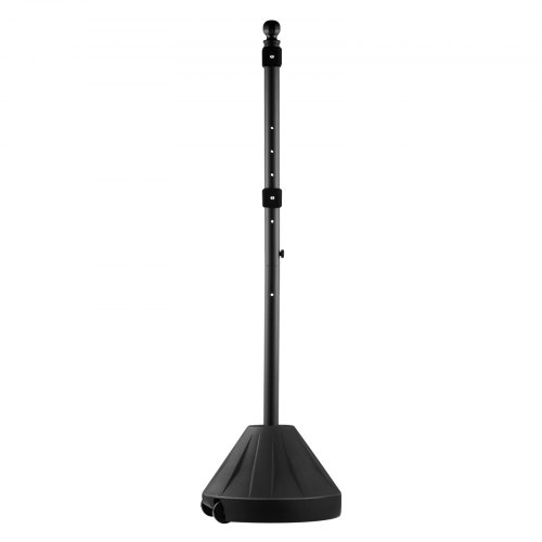 VEVOR Portable Sign Post, 5 ft Cast Iron Sign Post Holder with Hard ...