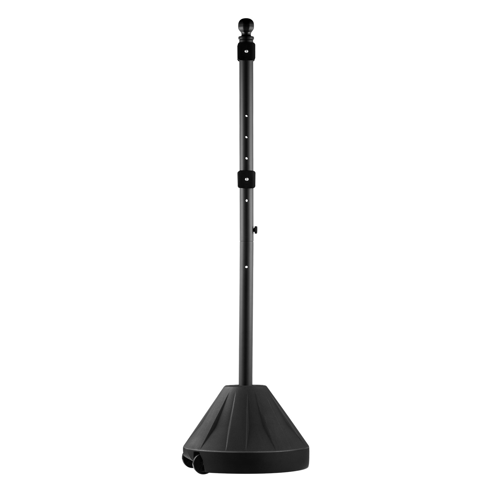 VEVOR Portable Sign Post, 5 ft Cast Iron Sign Post Holder with Hard ...