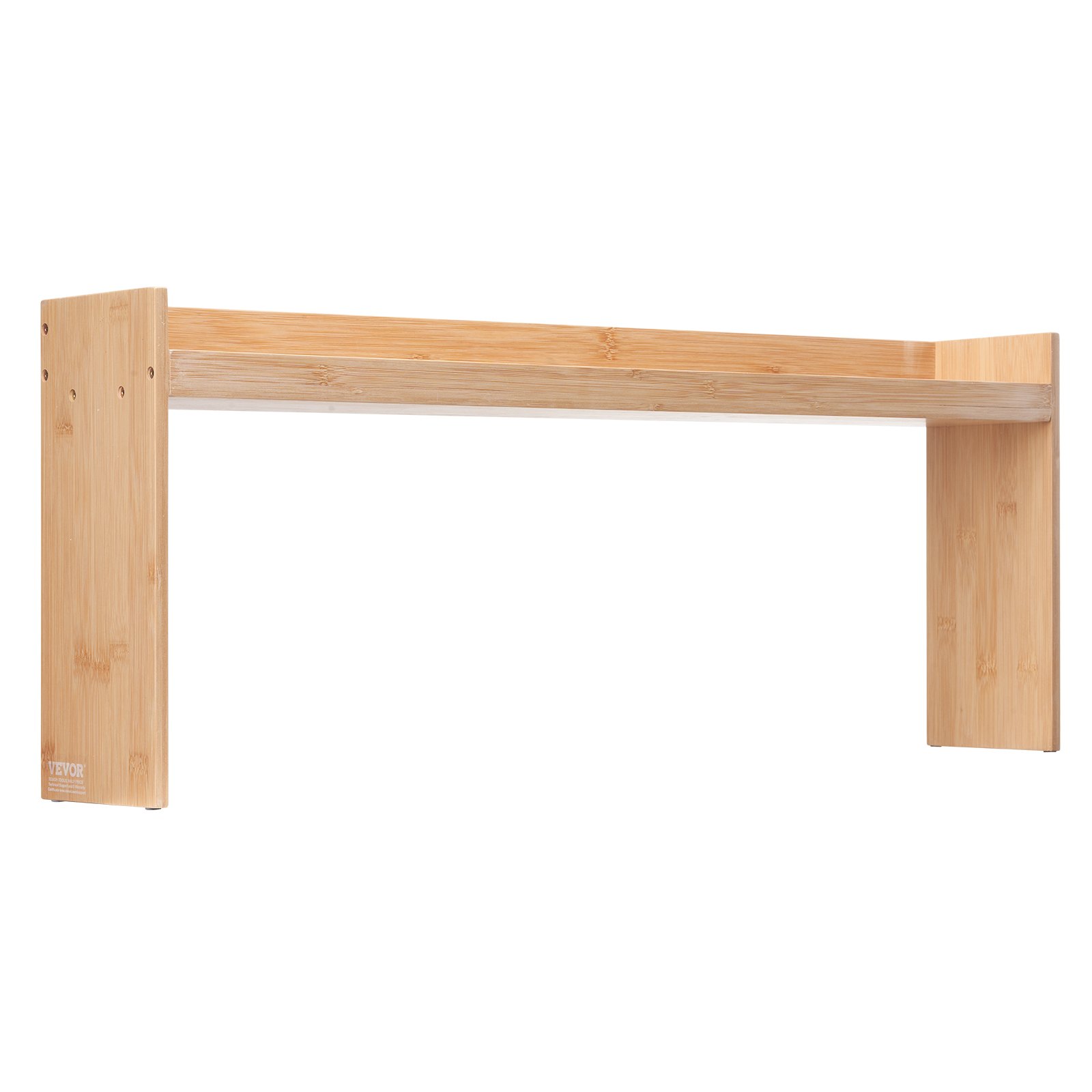 VEVOR Over the Stove Shelf – 32.6x13in, 6 Hooks, Spice Rack