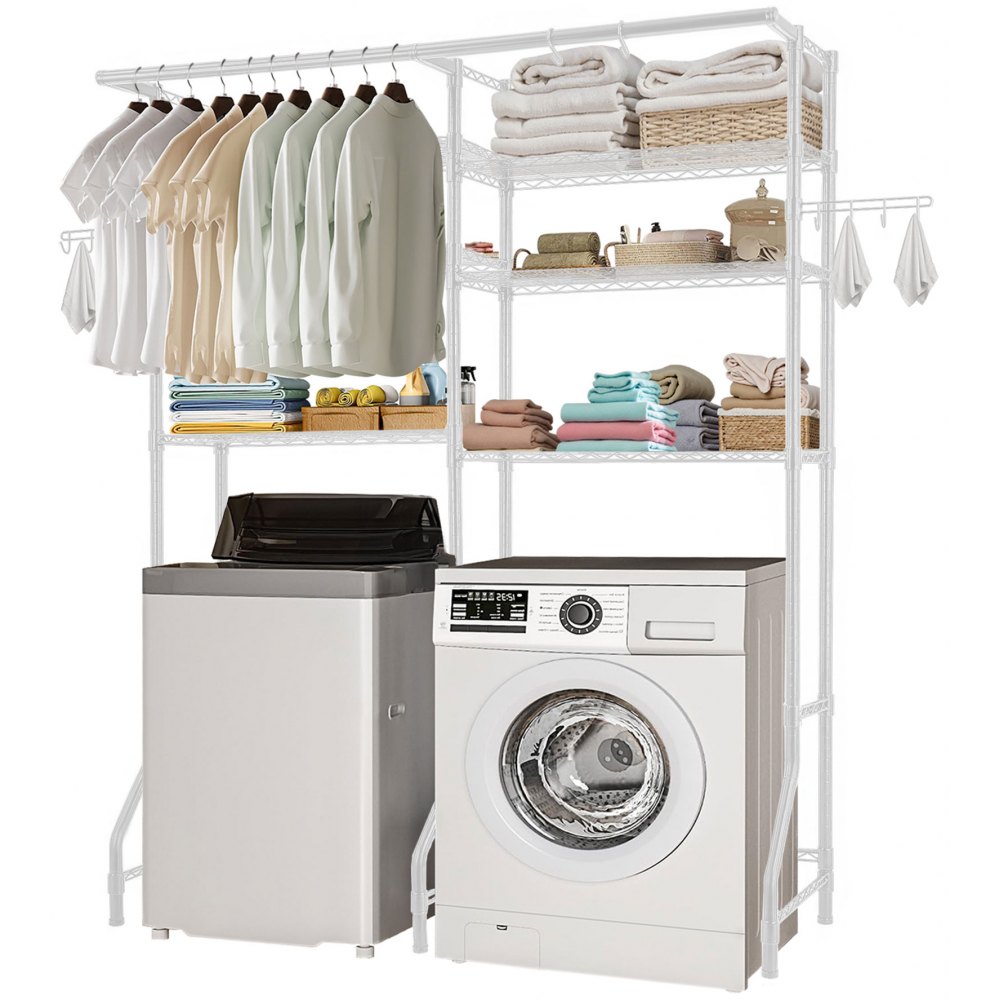 VEVOR Over Washer and Dryer Shelves – 6 Tier, 30.5 Inch
