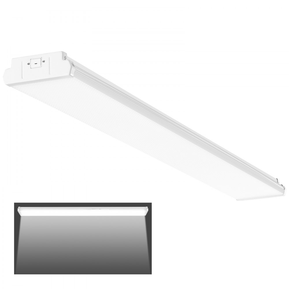 VEVOR 4FT LED Wraparound Light 40W 4500LM Flush Mount LED Shop