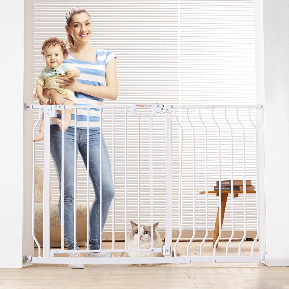 Pressure baby gate hot sale top of stairs