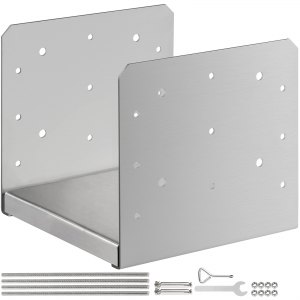 VEVOR Standoff Post Base 8x8 Inch Adjustable Post Base Post Mender ...