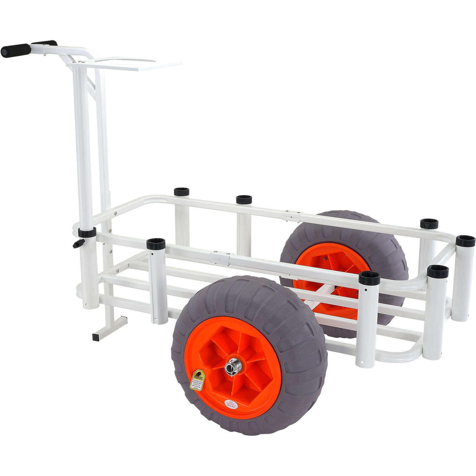 VEVOR Beach Fishing Cart, 350 lbs Load Capacity, Fish and Marine Cart ...