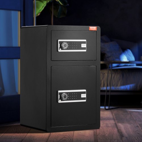 VEVOR Fire Safe Lock Box — 3 Unlocking Methods System