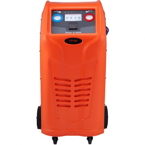Recovery Technology Machine VEVOR Fully Automatic Refrigerant Recovery Machine - Dual Cylinder AC ...