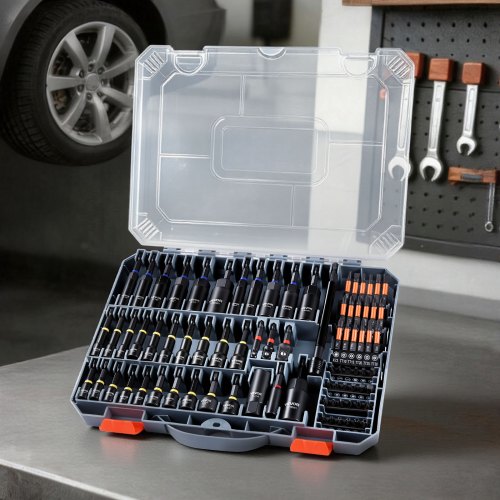 VEVOR 80-Piece Premium Magnetic Impact Nut Driver Set, Metric