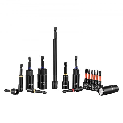 VEVOR 80-Piece Premium Magnetic Impact Nut Driver Set, Metric