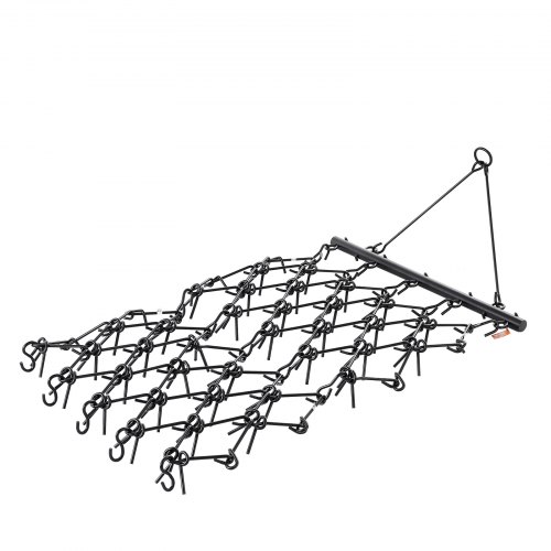 Drag Harrow 7 x 3.7 ft Chain Harrow ATV Lawn Rake for Landscape ...