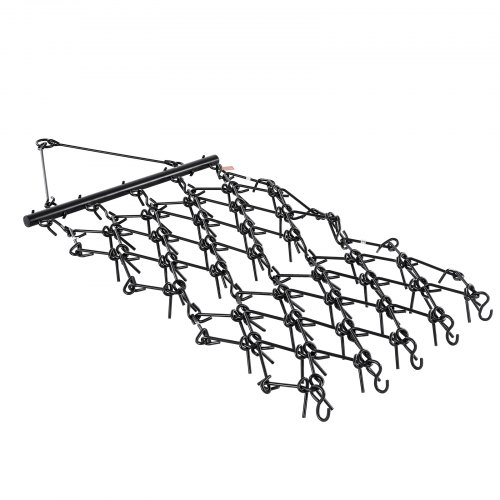 Drag Harrow 7 x 3.7 ft Chain Harrow ATV Lawn Rake for Landscape ...