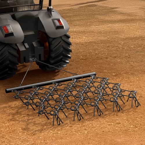 Drag Harrow 5.8 x 4.8 ft Chain Harrow ATV Lawn Rake for Landscape ...