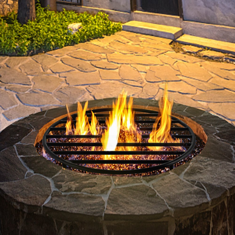 Large fire pit clearance grate