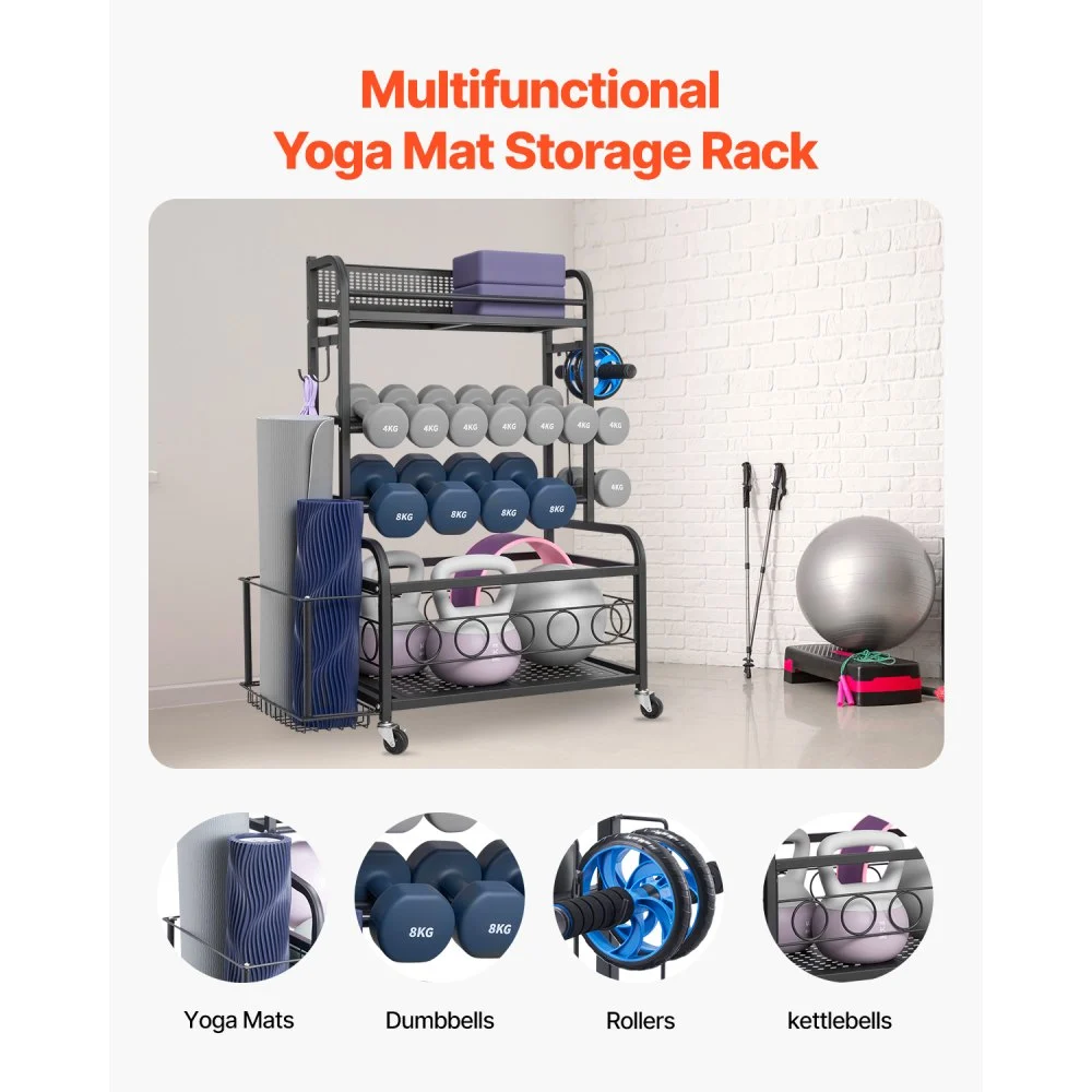 VEVOR Home Gym Storage Rack – 34