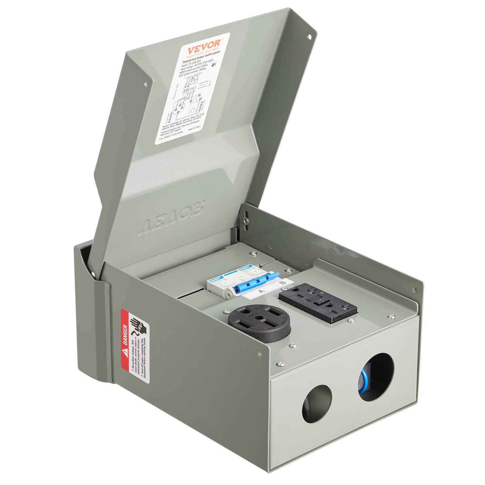 VEVOR Weatherproof Outdoor Power Outlet — RV & Travel